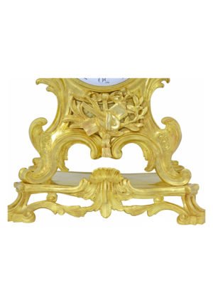 Grand cartel en bronze doré d'époque Napoléon III – Image 4