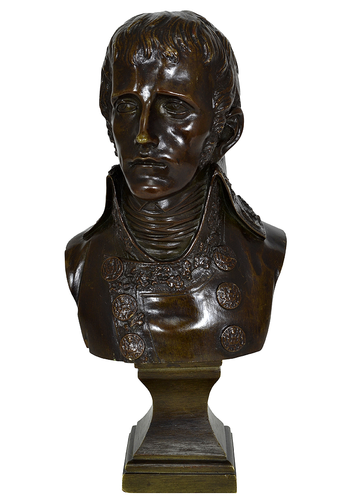 Buste en bronze "Napoléon Bonaparte, premier Consul"