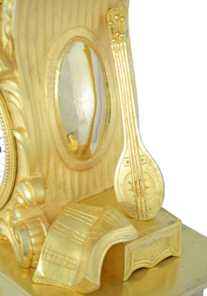 Pendule " La chercheuse d'Esprit " Dorure au mercure. - Image 7