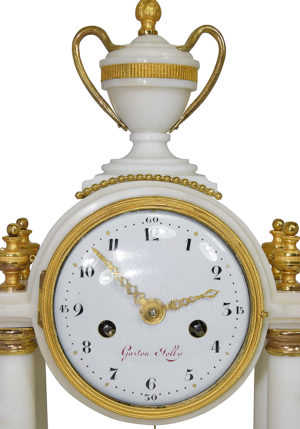 Petite Pendule portique XVIIIème époque Louis XVI "Gaston" – Bild 5