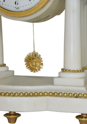 Petite Pendule portique XVIIIème époque Louis XVI "Gaston" – Bild 4