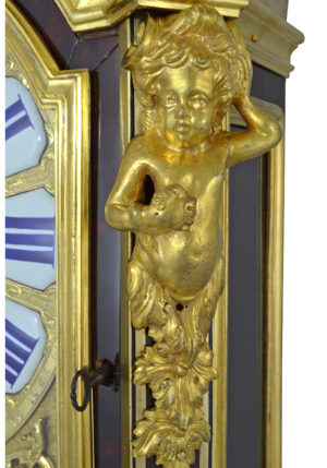 Cartel d'applique louis XIV fin XVIIème en écaille – Image 8