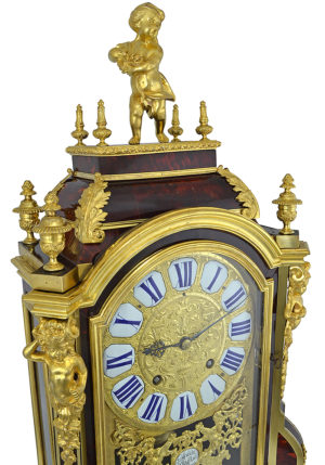 Cartel d'applique louis XIV fin XVIIème en écaille – Image 7