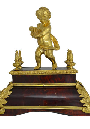 Cartel d'applique louis XIV fin XVIIème en écaille – Image 5