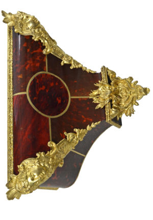 Cartel d'applique louis XIV fin XVIIème en écaille – Image 12