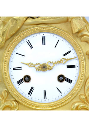 Pendule " La chercheuse d'Esprit " Dorure au mercure. - Image 5