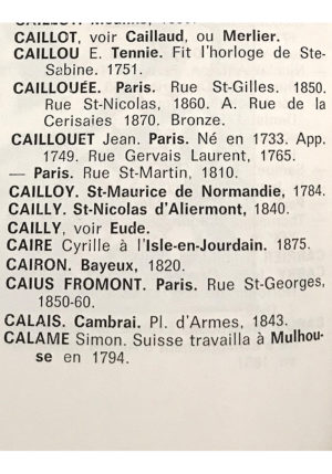 Pendule d'époque Empire "La Musique" signé "Caillouet" 1810 – Bild 11