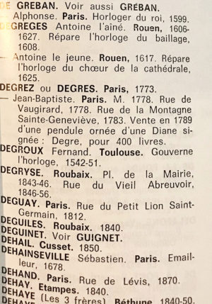 Pendule portique "Athéna" Epoque Louis XVI signé "Dégré" - Image 10