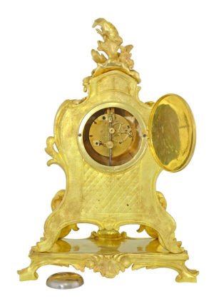 Grand cartel en bronze doré d'époque Napoléon III – Image 5