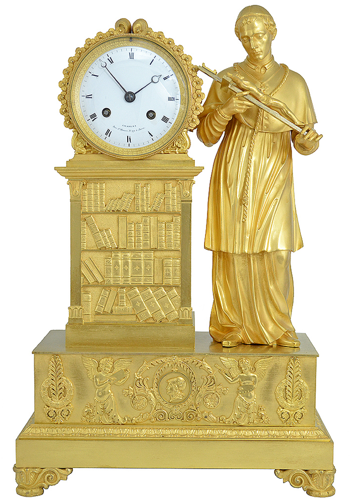 Pendule d'époque Empire "Charles Borrome"