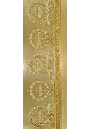 Pendule d'époque Empire "Sappho avec sa lyre" – Image 3