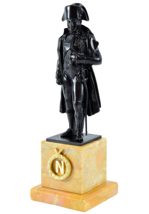 Statue de Napoléon 1er en bronze patiné XIXème – Image 5