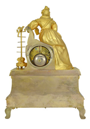 Pendule Romantique "Elégante et son oiseaux" 1840 - Image 11