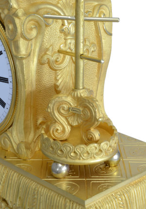 Pendule Romantique "Elégante et son oiseaux" 1840 - Image 8