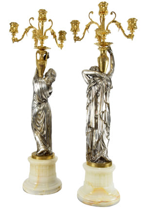 Paire de candélabres 70cm PIERRE LOISON – Image 10