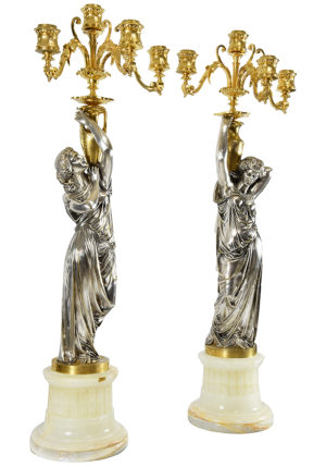 Paire de candélabres 70cm PIERRE LOISON – Image 3