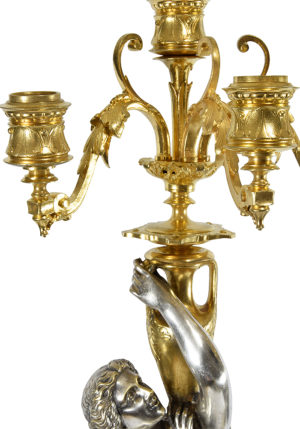 Paire de candélabres 70cm PIERRE LOISON – Image 8