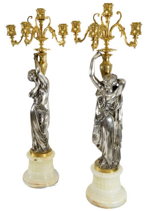 Paire de candélabres 70cm PIERRE LOISON – Image 6