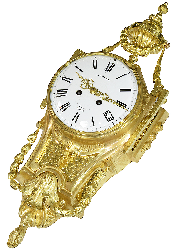 Cartel d'applique en bronze doré "RICHOND" 55cm