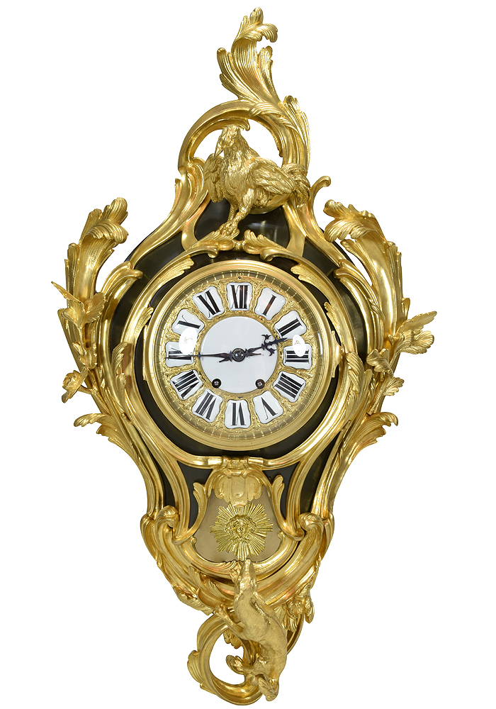 Cartel mural style Louis XV "Le Coq et le Renard"