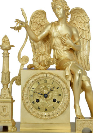 Pendule Eros bronze doré au mercure – Bild 8