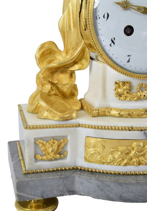 Pendule Epoque Louis XVI "Couronnement de l'angelot" – Image 8