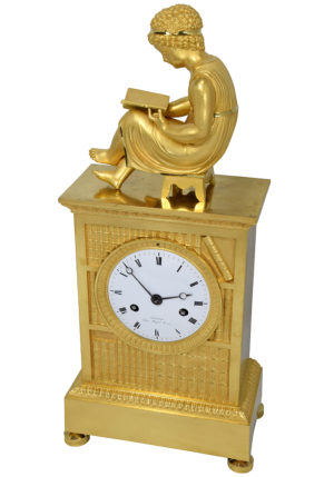 Pendule bibliothèque "enfant à la lecture" Empire – Bild 7