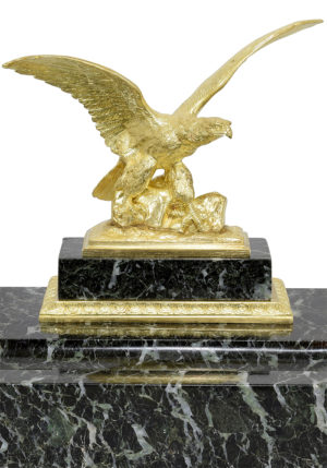 Encrier de style Empire "Aigle Royal et Sphinx" XIXème - Image 3