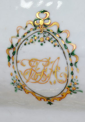 XL Jardinière style louis XV porcelaine céladon et bronze doré - Image 4