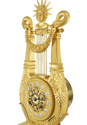 Pendule Lyre d'époque Empire – Bild 3