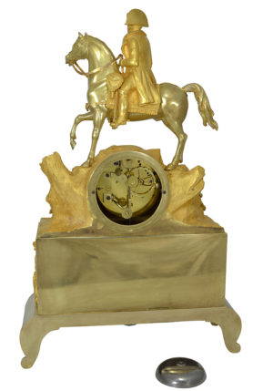 Pendule en bronze "Napoléon 1er à cheval" – Bild 7