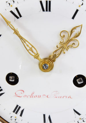 Pendule aux obélisques "Athéna" Epoque Louis XVI signé "Pochon" - Image 5