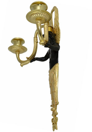 Paire d'appliques aux angelots d'époque Napoléon III - Image 4