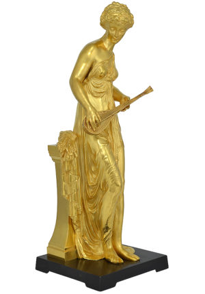 Sculpture en bronze doré signé "Paul DUBOY" 1830 - 1887 - Image 3