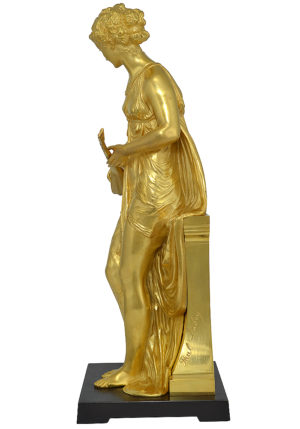 Sculpture en bronze doré signé "Paul DUBOY" 1830 - 1887 - Image 7