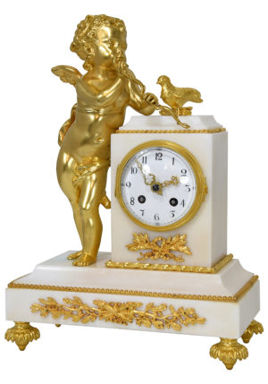 Pendule "Cupidon" d'époque Napoléon III – Image 3