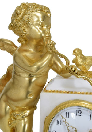 Pendule "Cupidon" d'époque Napoléon III – Image 5