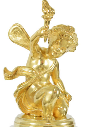 Pendule "Triomphe de l'angelot" Napoléon III - Image 4