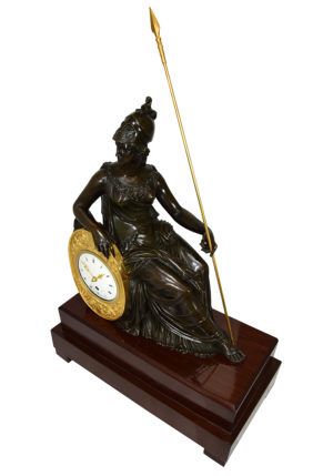 Pendule d'époque Empire "Athéna" signé "Caillouet" 1810 – Bild 3