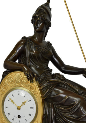Pendule d'époque Empire "Athéna" signé "Caillouet" 1810 – Bild 11
