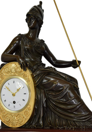 Pendule d'époque Empire "Athéna" signé "Caillouet" 1810 – Bild 8