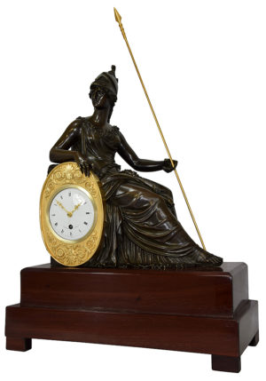 Pendule d'époque Empire "Athéna" signé "Caillouet" 1810 – Bild 4