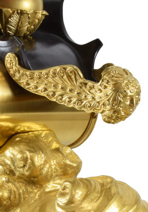 Grande Pendule au char de style Empire XIXème – Image 5