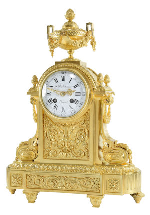 Pendule "BARBEDIENNE" Bronze doré Napoléon III – Bild 4