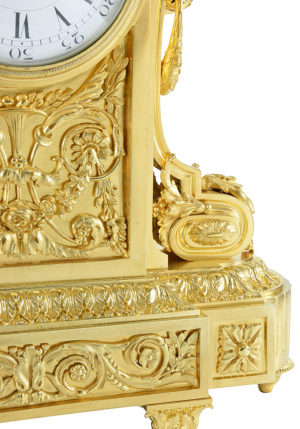 Pendule "BARBEDIENNE" Bronze doré Napoléon III – Bild 7