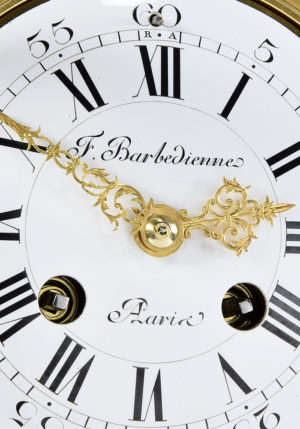 Pendule "BARBEDIENNE" Bronze doré Napoléon III – Bild 6