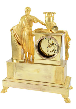 Pendule d'époque Empire "Romain Bélisaire" CAILLIAUD – Bild 12
