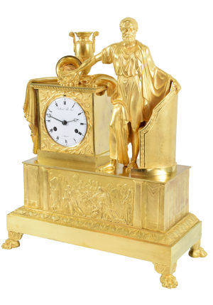 Pendule d'époque Empire "Romain Bélisaire" CAILLIAUD – Bild 4