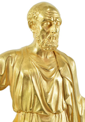 Pendule d'époque Empire "Romain Bélisaire" CAILLIAUD – Bild 8