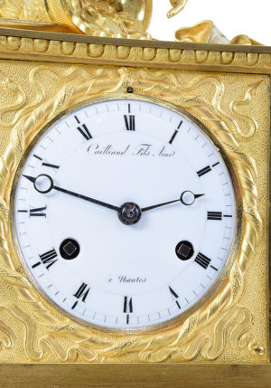 Pendule d'époque Empire "Romain Bélisaire" CAILLIAUD – Bild 7